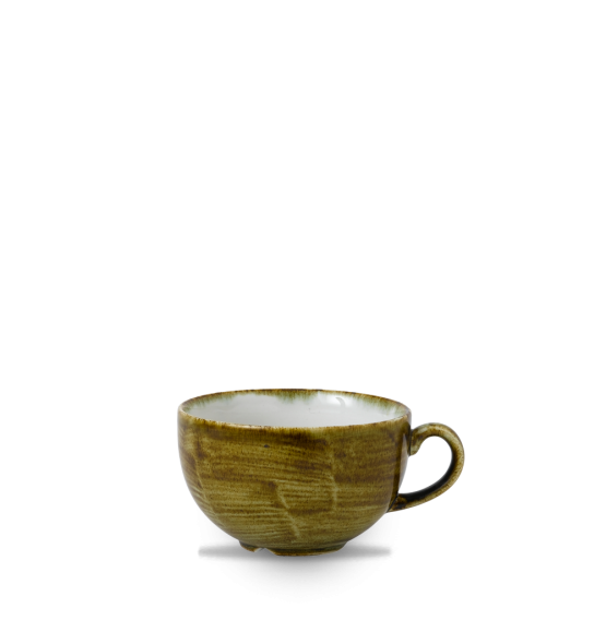 Plume Olive Cappuccino Cup